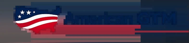 American GTM logo with US flag and American GTM text